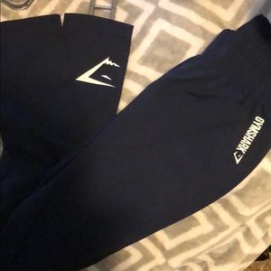 Dark blue Gym shark ark leggings